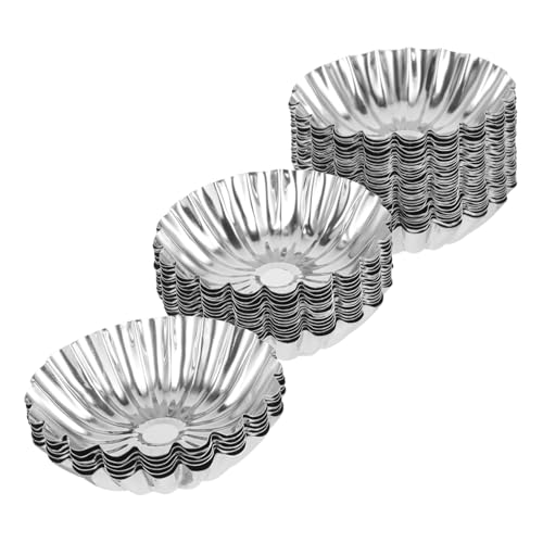 Generic エッグタルト型 430ml ステンレス製 ? マフィンやパイも焼ける多機能ベーキングパン、DIYスイーツに最適