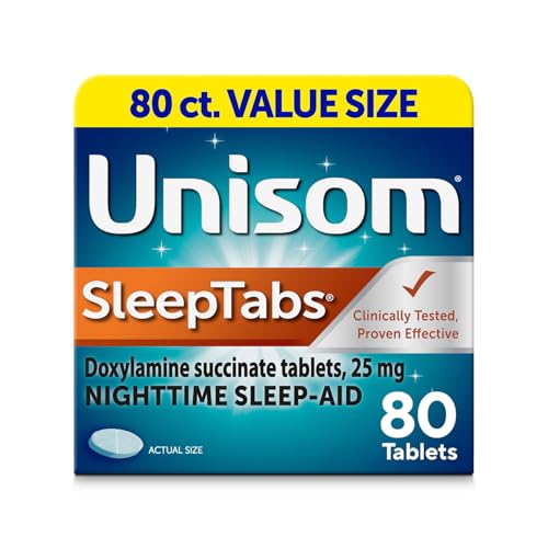 Unisom SleepTabs, Nighttime Sleep-aid, Doxylamine Succinate...