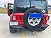 Rear License Plate Holder Frames with Light Fits for 2018-2024 Jeep Wrangler JL JLU License Plates Mounting Bracket
