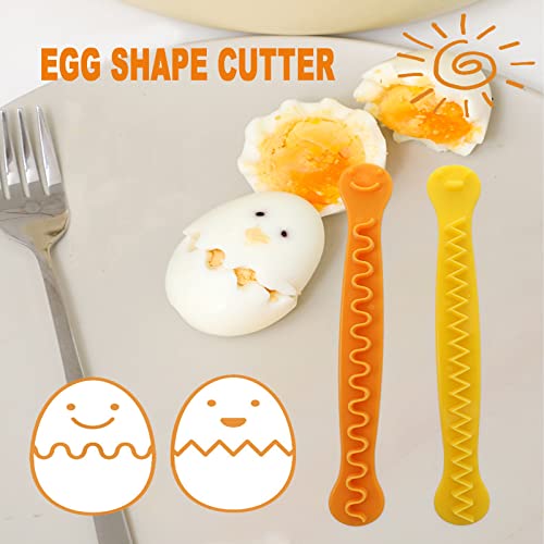 Multi-Functional Household Egg Cut Flower Shaper, Egg Decorator, Delicate Kitchen Gadgets, Easy To Clean (2 Pieces/Set) #TOP1