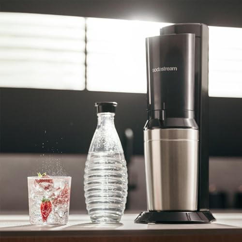 SodaStream CRYSTAL 3.0 Wassersprudler - 2x 0,7L Glaskaraffe & CO2-Zylinder – Ansicht 2
