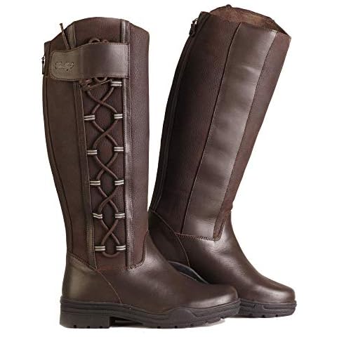 Gallop Women's Waterproof Brown Country Boots Cover