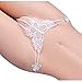 JOAU Women's Sexy Panties,Lace Thongs G-String with Pearls,Lingerie Ladies for Sex,Briefs Low Waist Thongs Underwear