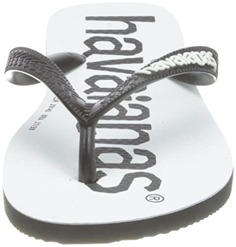 Havaianas Top Logomania Sandalias flip-flop Unisex adulto, Negro 41/42 EU