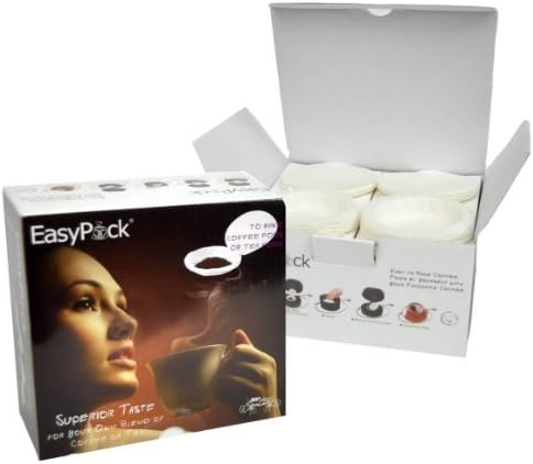 Coffee Pod Replacement Filters for Coffee or Tea Pod Brewers - Make Your Own Disposable Pods - 200 Pack by Easy Pack