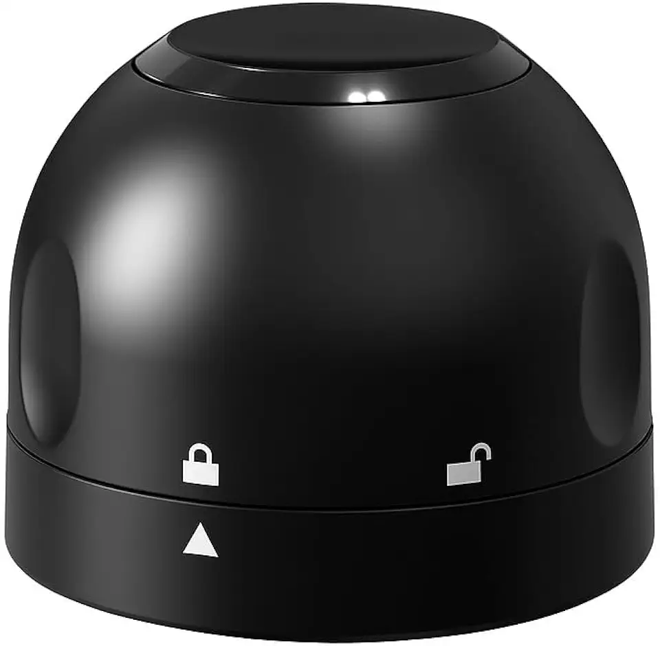 Tampa Rolha de Pressão Premium para Vinho e Champanhe, Vedação Hermética a Vácuo, Reutilizável, Preta