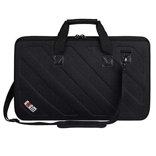 BUBM Lightweight Molded EVA Storage Case, Fits Pioneer DDJ SR SR2 RR Denon MC4000 Numark NVII Mixtrack Pro 3 NV Platinum