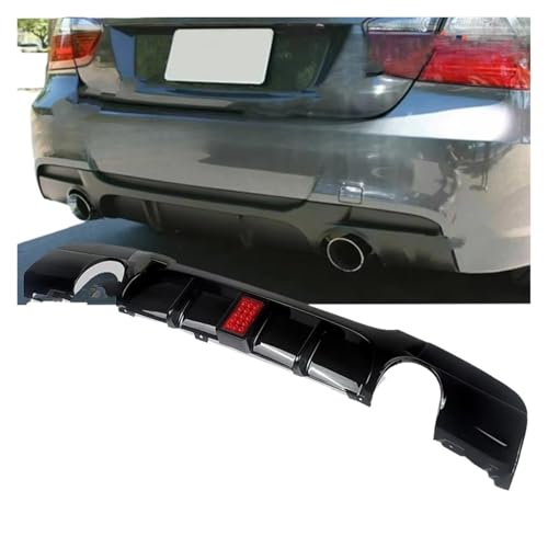 Diffuseur arrière BMW E90 E92 E93 style MP avec feu stop pour modèles 318i à 335i 2005-2012 - 5