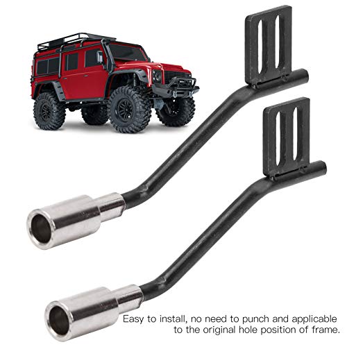 Summer Surprise Trx4 Defender Accessories,Traxxas Trx4 Accessories,1pair Metal Rc Car Simulation Decoration Exhaust Pipe Accessories For Scx10 1/10 - Image 3