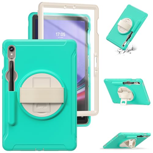 Coque Samsung Galaxy Tab S10 Lite S9 FE 10.9 antichoc vert