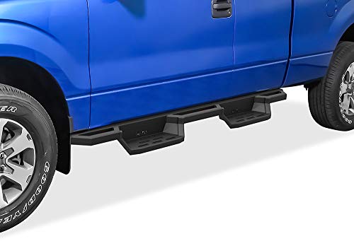 APS Drop Steps Running Boards Rocker Slider Compatible with Ford F150 2009-2014 Super Cab