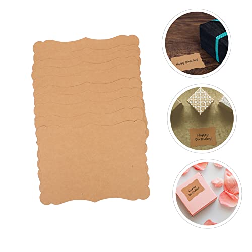 TEHAUX 10 Pçs Cartão Kraft Cartolina Marrom Decoração De Casamento Enfeites De Álbum De Recortes Amo