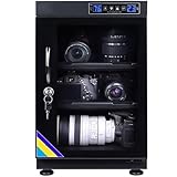 Kameratrockenschrank, elektronischer Luftentfeuchter mit Feuchtigkeitskontrolle & LED-Display für die Aufbewahrung von Fotoausrüstung, 40L Kapazität