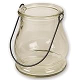 Hanging Glass Jars (Pack of 12)
