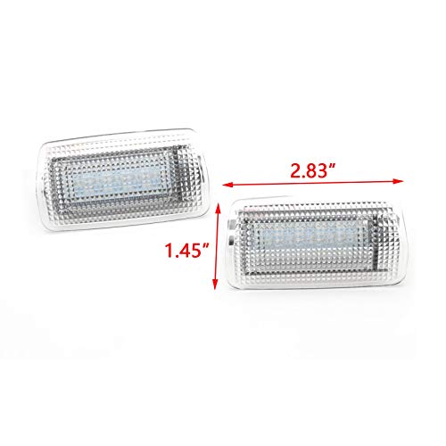 2 piezas lámparas LED de cortesía para puerta Lexus y Toyota miniatura 2