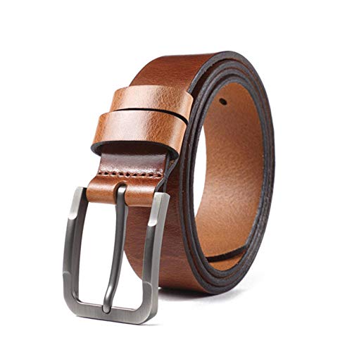 Ceinture pour hommes avec boucle en alliage de 110cm style décontracté