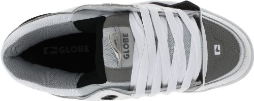 Image of Globe Mens Fusion Skate Shoes, White /Grey /Black, 14 M US