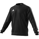 Normale Passform adidas Herren CORE18 SW TOP Sweatshirt, Black/White, 3XL