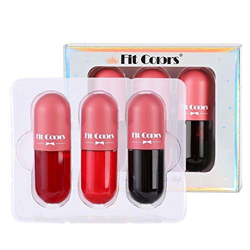 Luxsea 3 Pcs/Set Magic Temperature Color Change Lip Gloss Lip Plumper Oil Jelly Liquid Lipstick Nutritious Lip Balm Long Lasting Lips Moisturizer Transparent Lip Oil
