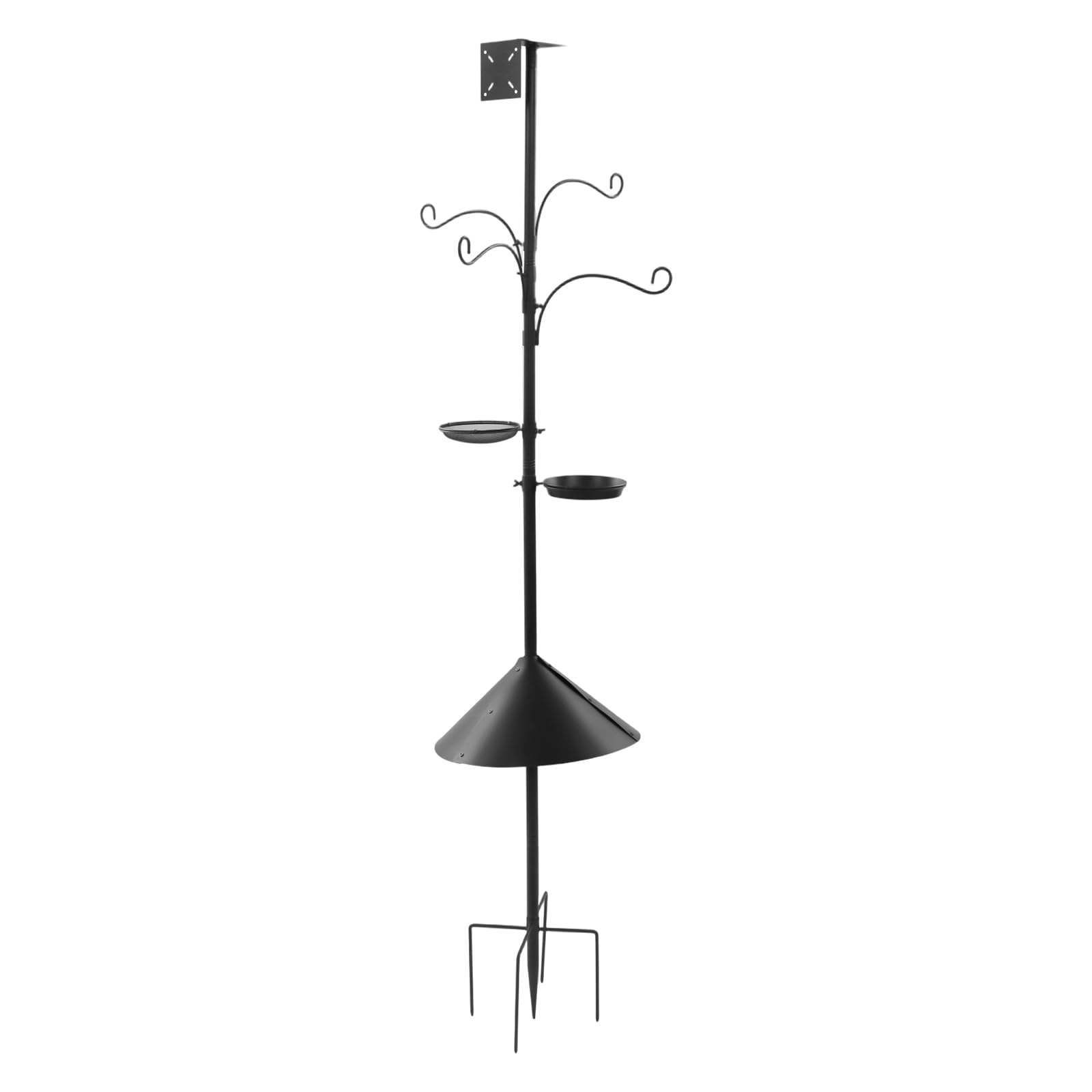 Comedero para pájaros de 233 cm, juego de comedero para pájaros, comedero para pájaros en jardines, patios, patios, granjas