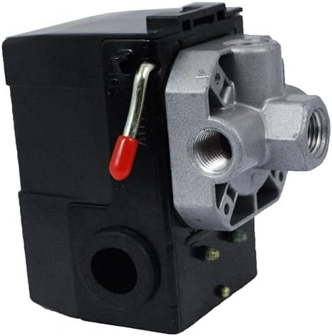 Heavy Duty Pressure Switch for Air Compressor 135-175 psi Four 4 Port 26 Amp by lefoo