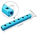 Baomain Aluminum Air Manifold Block, 6-Way 9-Port, 1/4