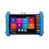 7-Zoll-IPS-Touchscreen H.265 4K-IP-Kameratester CCTV CVBS-Analogtester Integriertes WLAN mit POE- / WIFI- / 8G-TF-Karte / HDMI-Ausgang / RJ45-TDR / Dual-Window-Test / Firmware-CCTV-Test Monitor-Netz