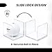 Display Zone Golf Ball Cube Display Case - Showcase & Preserve Your Golf Collection - Stunning Transparent Single Ball Holders - (Box of 6 Cubes)