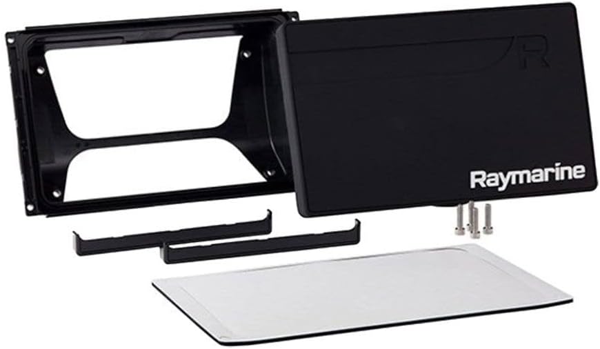 Raymarine Front Mount Kit for Axiom 9 includes Trim Pieces and Suncover, Black, Small