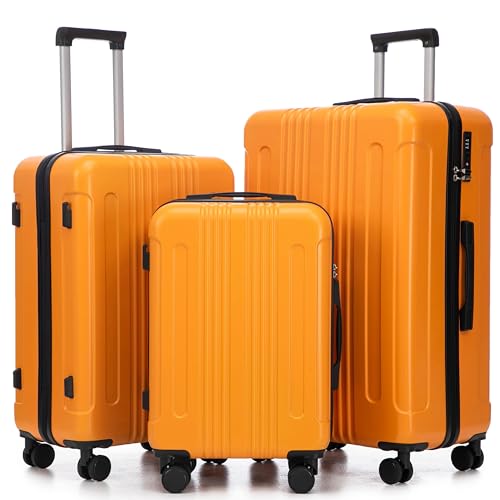 Image of Merax 3 pcs /set in ABS Spinner Wheel Luggage Set, Carry on Suitcase