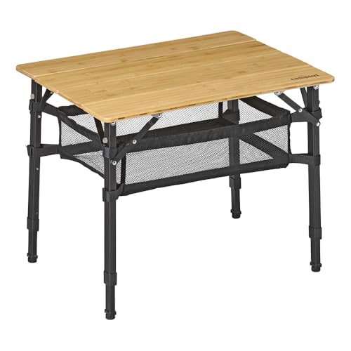 Campout Campingtisch - 65 x 50 x 65 cm - Klappbarer Gartentisch -...