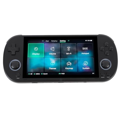 Consola de Videojuegos Retro Portátil 4.96 Pulgadas Pantalla 720x1280 64GB Compatible con 28 Emuladores Incluye Ideal para Juegos Clásicos y Multimedia