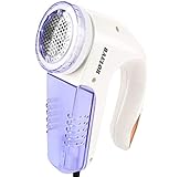 Baelor Electric Fuzz Lint Remover - Portable Fabric Pill Shaver and Effectively Sweater Defuzzer with Replaceable Stainless Steel Blade for Clothes, Furniture, Couch, Blanket, Curtain, Socks, Cashmere