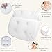 Bathtub Pillow for Neck and Shoulder - Spa Bath Pillows for Tub Neck and Back Support - Perfect Bath Accessories for Women - Relaxing Luxe Bath - Ideal Bath Gift Set for Women - Home Spa Products