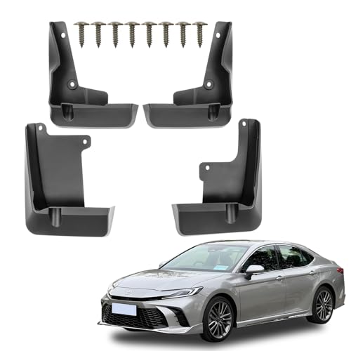Image of Mud Flaps Splash Guards for 2018-2024 Toyota Camry SE X SE Sport, No Drilling Required 4-Piece Front & Rear TPE Bendable Mud Guards Car Fender Accessories