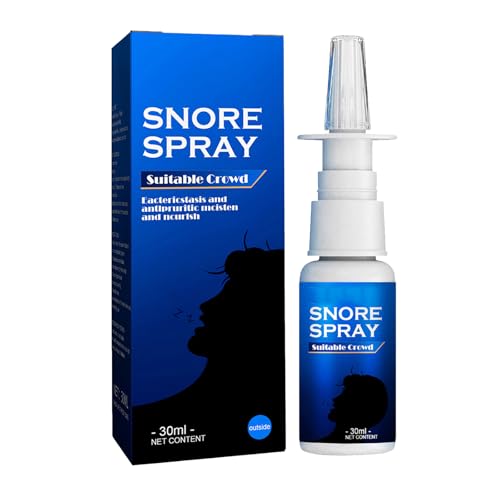 KOAHDE Antirronquidos Spray Ronquidos Soluciones,Gotas para Dormir Mejor,Solución Eficaz para los Ronquidos,Natural Stop Snoring Spray,Antirronquidos en Spray Nasal Antironquidos,30ML