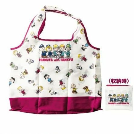 Amazon.co.jp: 阪急電車 スヌーピー コラボ エコバッグ : ファッション