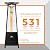 Paragon Outdoor 42,000 BTU Inferno Outdoor Propane Patio Heater with Wheels, Stainless Steel with Hammered Black Finish, Adjustable Flame, Pyramid Outdoor Heater for Commercial and Residential Use