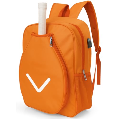 Bolsa Mochila Raquete Esportiva Beach Tenis Squash Raqueteira Mala Tippi (LARANJA)