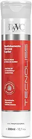 Escova Progressiva Orgânica Sem Formol Tecnoliss 300ml – Alinhamento Térmico Profissional, Redução de Volume, Controle de Frizz, Brilho Espelhado, Com Biotina, Queratina, D-Pantenol e Broto de Bambu