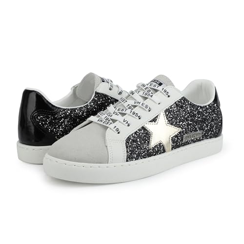 Image of VINTAGE HAVANA Women's Fashion Sneakers | Casual Lace up Low Top Tennis Shoes | Cute Trendy Dressy Sneakers