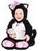 Amscan 997543 - Baby-Kostüm Kätzchen, Overall, Kapuze, Katzenschwanz, Armrassel, Kleinkinder, Katze, Tier