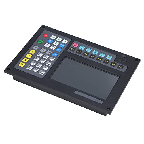 Display ad alta definizione: dotato di un display LCD HD da 7 pollici con una risoluzione di 800 x 480, questo controller CNC fornisce immagini chiare e precise per il collegamento fino a 2 assi. Lo schermo ad alta definizione migliora l'usabilità offrendo un'osservazione accurata e consentendo agli operatori di eseguire i processi in modo efficace. Anche in condizioni di scarsa illuminazione, il display mantiene la chiarezza, garantendo così prestazioni elevate e un maggiore controllo sulle ope