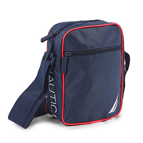NAUTICA Unisex's Shoulder Bag, Navy RED