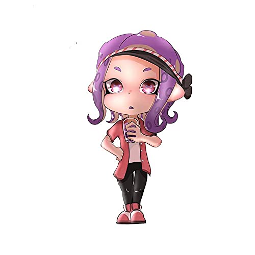 13cm x 7,1 cm para Splatoon dibujos animados calcomanía coche Assessoires pegatina impermeable protector solar parabrisas coche