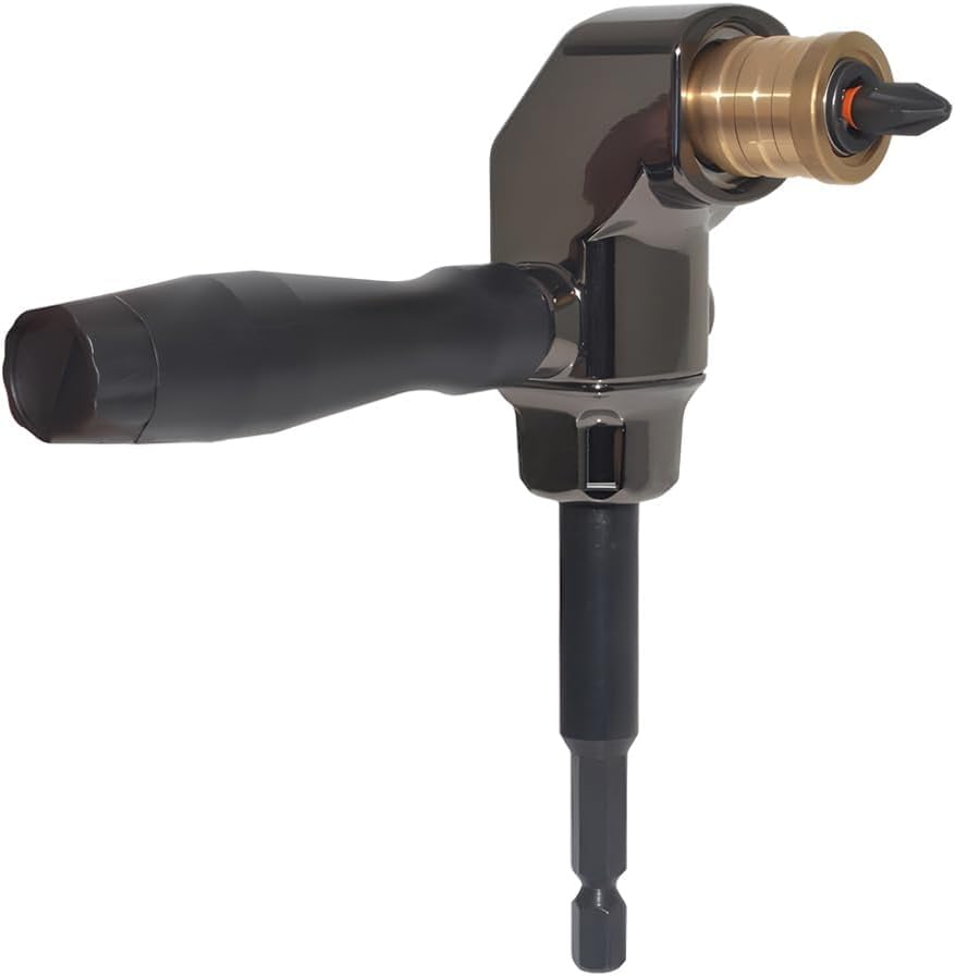 Foret d'angle pour visseuse sans fil amovible et engrenage 90°