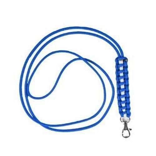 Cordão de sobrevivência de corda de paraquedas para chaves, crachás e identificações, apito, etc., B