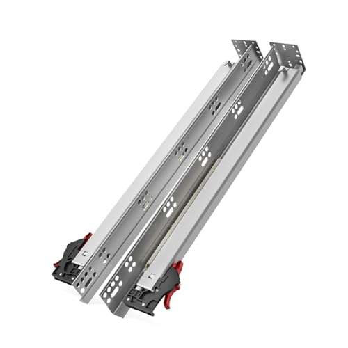 SHUHANG 1 Pair Undermount Drawer Slides 18 inch Soft Close 8...