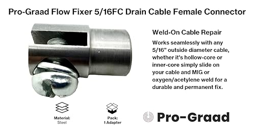 Broca de conector ranurado hembra para reparar cables rotos de máquinas de limpieza 6