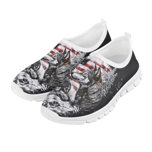 Boys Slip On Sneakers Stylish Kids Athletic Tennis Shoes Cool Print for Birthday Back to School Gifts